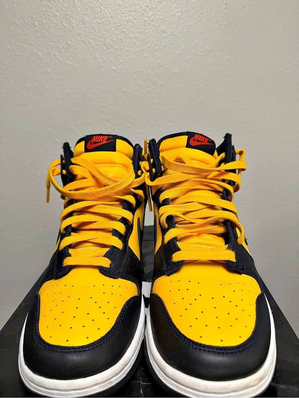 Nike Dunk High Retro Reverse Goldenrod Bruce Lee DD1399-700 Men’s Size 10